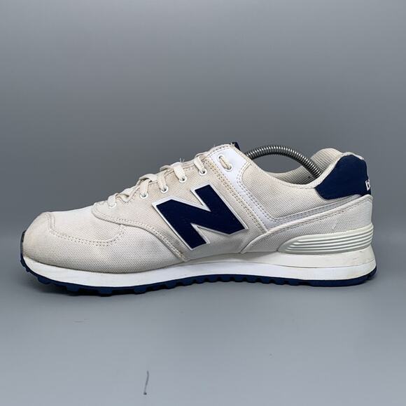 New Balance 574 White Running Shoes ML574HRW Men’s Sz‎ 11.5 - Picture 6 of 10